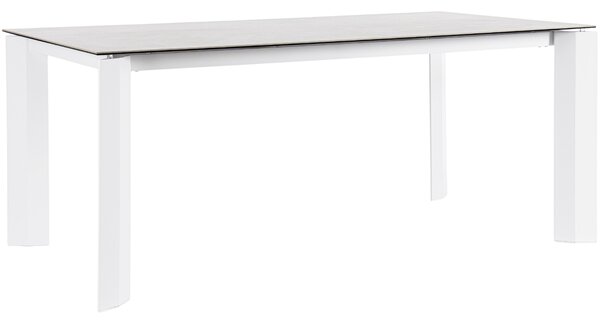 Bizzotto Bílý keramický zahradní stůl Otavio 180 x 95 cm