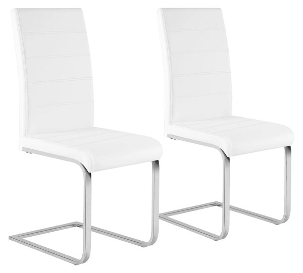 Jídelní židle - Jídelní židle - Židle - Ergonomická židle - 2 kusy/sada - Galvanizovaná kovová konstrukce