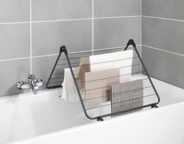 WENKO 63003100 - Sušák na prádlo CHAMPION 65x114 cm černá