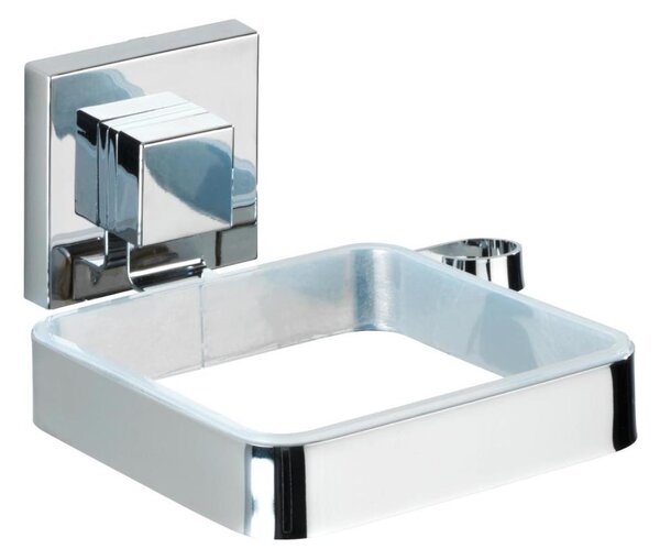 WENKO 22682100 -Držák fénu VACUUM-LOC QUADRO ED 13,5x14 cm stříbrná/chrom