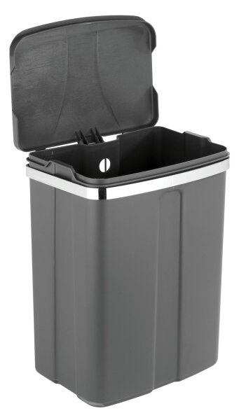 WENKO 54903100 - Koš DOOR-MOUNTED 26x36,5 cm šedá/stříbrná