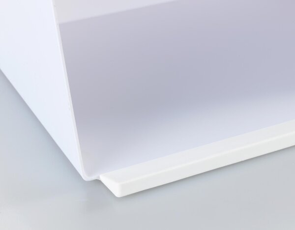 WENKO 54099100 - Chlebník KUBO 35x26,5 cm bílá/hnědá