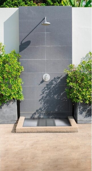 WENKO 22947100-Sprchová podložka INDOOR & OUTDOOR 55x55 cm šedá