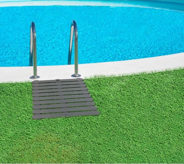 WENKO 22947100-Sprchová podložka INDOOR & OUTDOOR 55x55 cm šedá