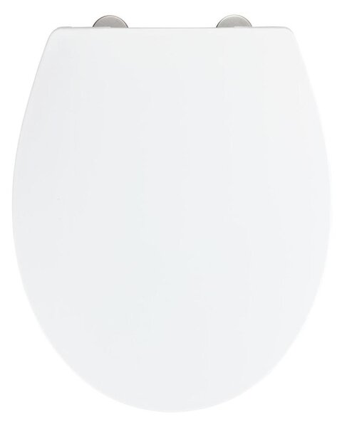 WENKO 24516100-WC sedátko 300/350 KG WC-SITZE 37x44,5 cm bílá/stříbrná