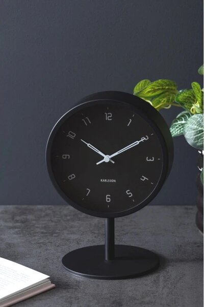 Designový stolní hodiny 5951BK Karlsson 23cm