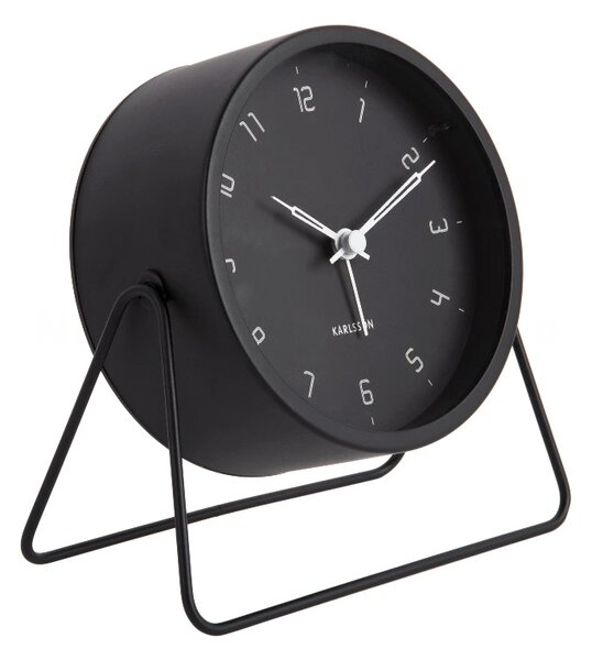 Designový budík 5952BK Karlsson 13cm