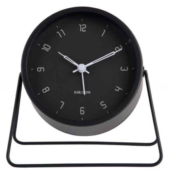 Designový budík 5952BK Karlsson 13cm