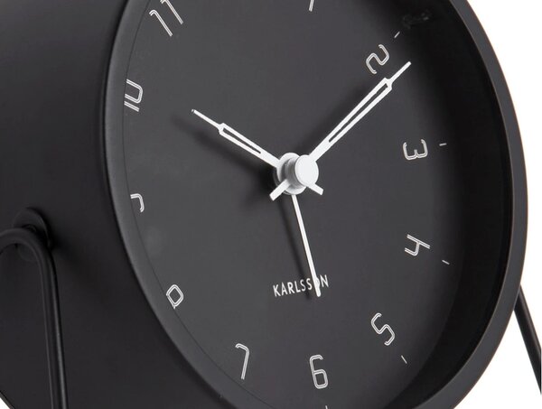 Designový budík 5952BK Karlsson 13cm