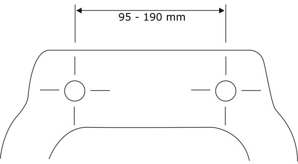 WENKO 23443100 - WC sedátko KOS 44x37 cm černá