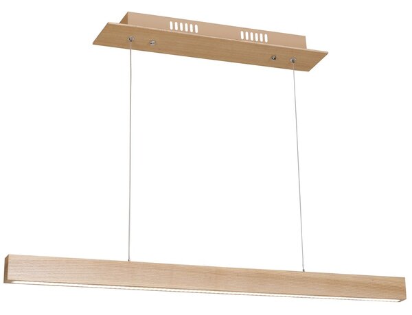 Závěsné LED svítidlo Timber, 1x LED 18w, 3000k, dřevo