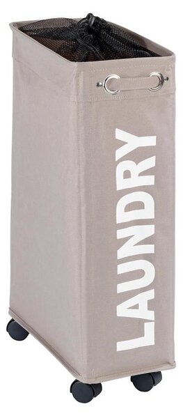 WENKO 3450117100 - Koš na prádlo CORNO 18,5x60 cm béžová/černá