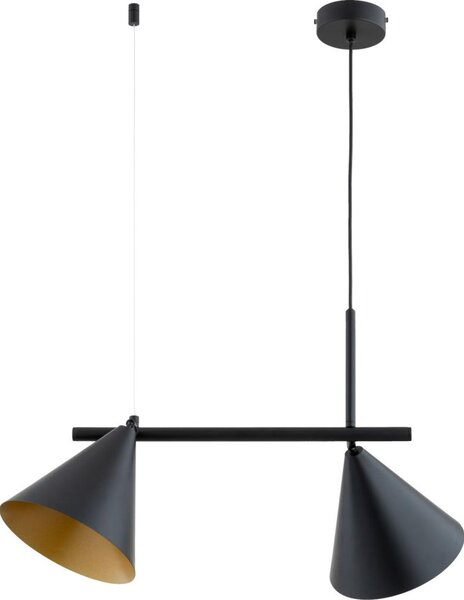 Lustr na lanku ZELTA 2xE27/15W/230V černá