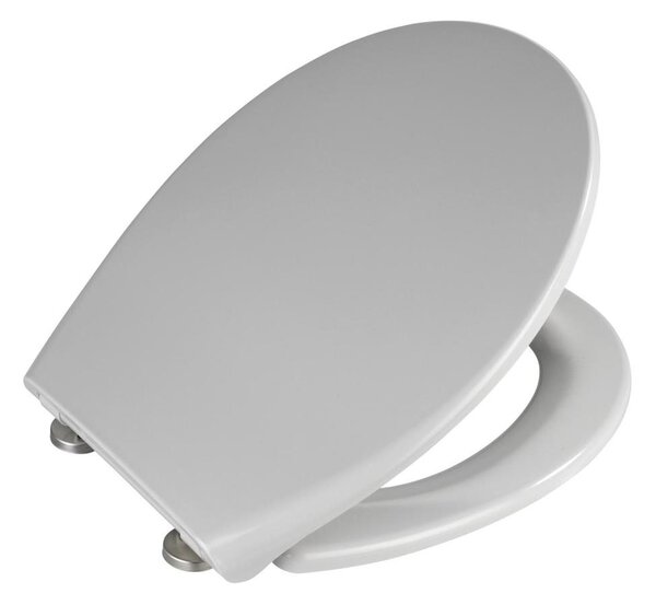 WENKO 22402100-WC sedátko SAMOS 44,5x37,5 cm šedá/stříbrná