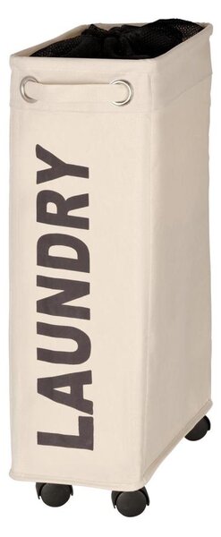 WENKO 3450113100 - Koš na prádlo CORNO 18,5x60 cm béžová/černá
