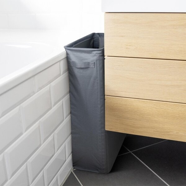 WENKO 71299800 - Koš na prádlo SLIM 20x60 cm antracit