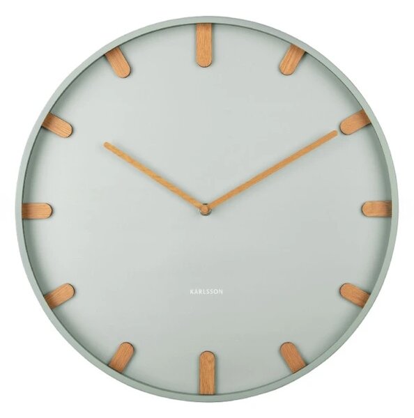 Designové nástěnné hodiny 5942GR Karlsson 40cm