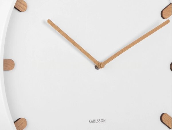 Designové nástěnné hodiny 5942WH Karlsson 40cm