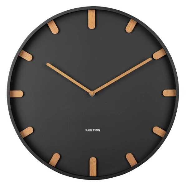 Designové nástěnné hodiny 5942BK Karlsson 40cm