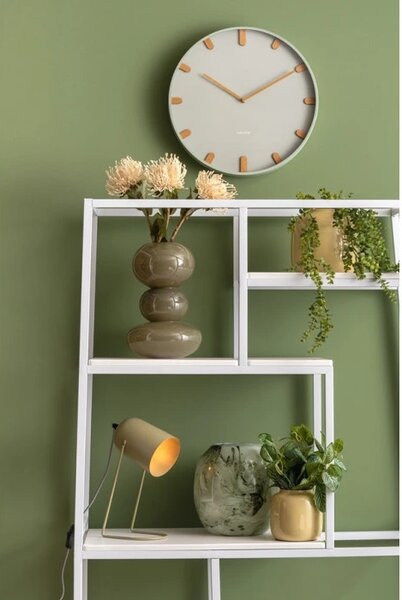 Designové nástěnné hodiny 5942GR Karlsson 40cm