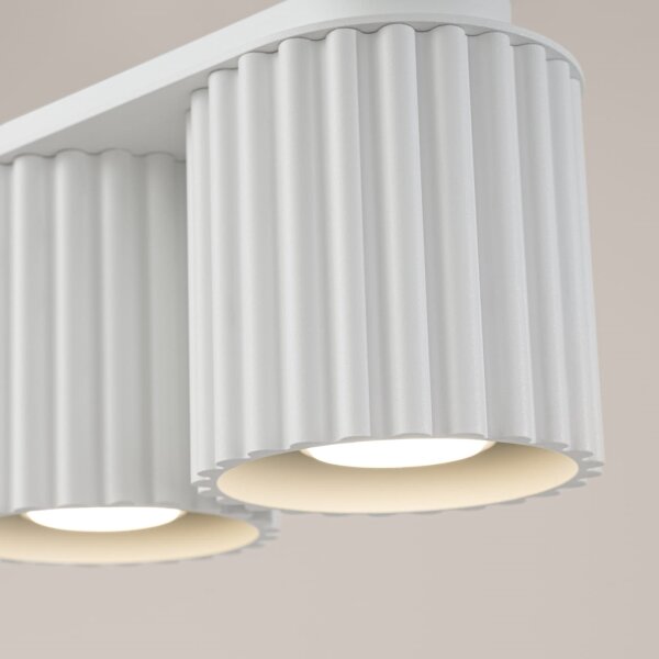 Sollux SL.1780 - Bodové svítidlo AURA 2xGU10/10W/230V bílá
