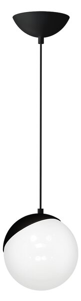 Závěsné svítidlo Sfera, 1x bílé skleněné stínítko, b