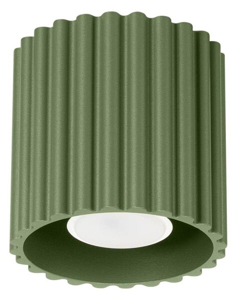 Sollux SL.1794 - Bodové svítidlo AURA 1xGU10/10W/230V 10 cm zelená