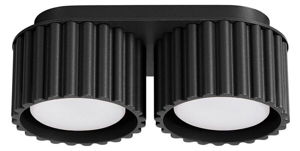 Sollux SL.1788 - Bodové svítidlo AURA 2xGX53/10W/230V černá