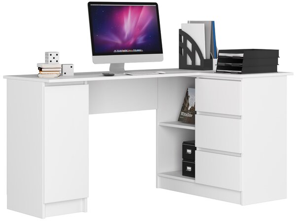 Moderní psací stůl SCYL155P, bílý