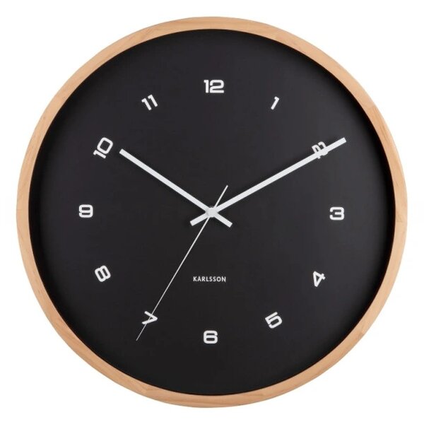 Designové nástěnné hodiny 5938BK Karlsson 41cm