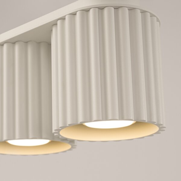 Sollux SL.1790 - Bodové svítidlo AURA 2xGU10/10W/230V krémová
