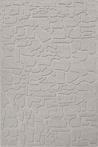 Kusový koberec vlněný Agnella Morphic Dunes šedý Rozměr: 133x195 cm