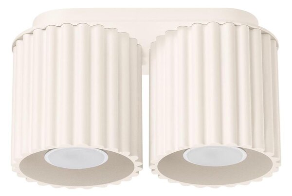 Sollux SL.1790 - Bodové svítidlo AURA 2xGU10/10W/230V krémová