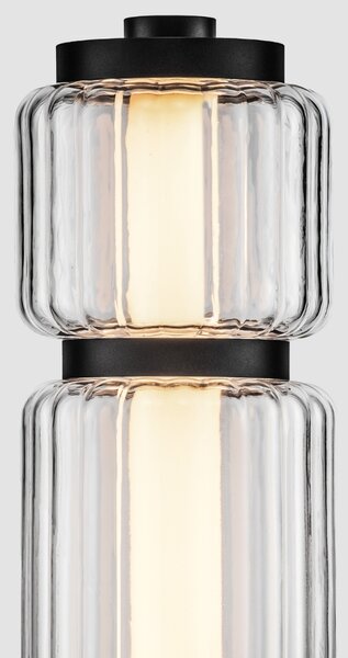 Nova Luce Skleněná stolní LED lampa Liessa