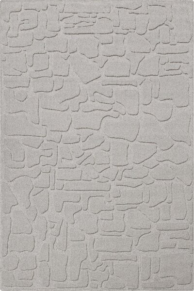 Kusový koberec vlněný Agnella Morphic Dunes šedý Rozměr: 133x195 cm