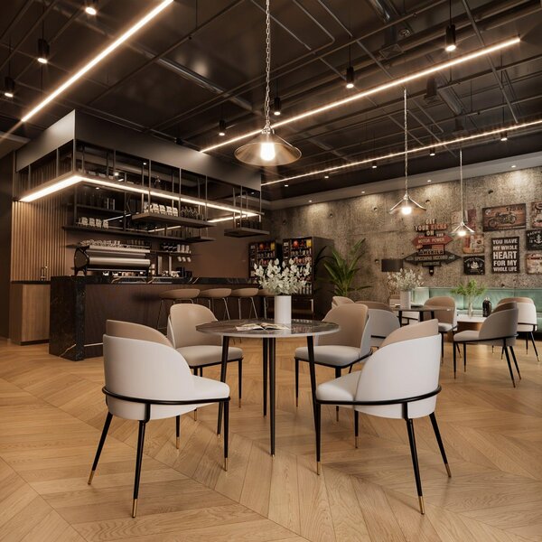Jídelní židle - Židle - Židle s opěradlem ve tvaru sedáku - Kuchyňská židle - Jídelní židle - Moderní design - Odolné proti poškrábání, silikonová umělá kůže