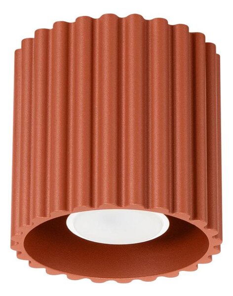 Sollux SL.1799 - Bodové svítidlo AURA 1xGU10/10W/230V 10 cm oranžová