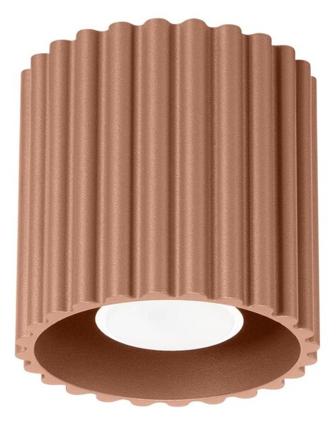 Sollux SL.1804 - Bodové svítidlo AURA 1xGU10/10W/230V 10 cm hnědá