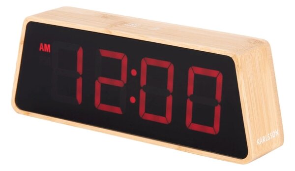 Designový LED budík - hodiny 5931 Karlsson 19cm