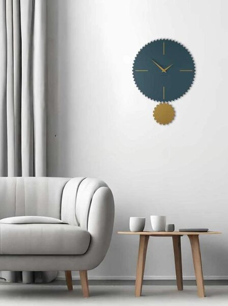 Designové kyvadlové hodiny 11-013-57 CalleaDesign Riz 54cm