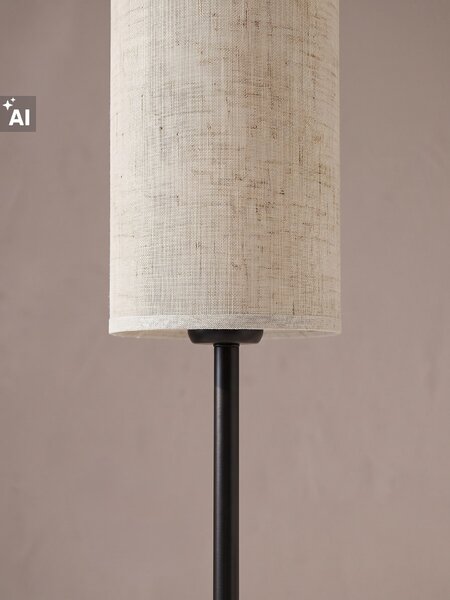 Sinsay - Stojací lampa s látkovým stínidlem - béžová