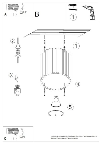 Sollux SL.1804 - Bodové svítidlo AURA 1xGU10/10W/230V 10 cm hnědá
