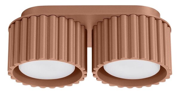 Sollux SL.1808 - Bodové svítidlo AURA 2xGX53/10W/230V hnědá