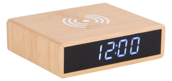 LED budík-hodiny 5934 Karlsson s nabíječkou smartphonů 10cm