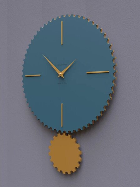 Designové kyvadlové hodiny 11-013-57 CalleaDesign Riz 54cm