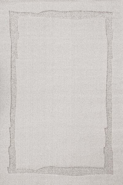 Kusový koberec vlněný Agnella Morphic Rocca světle šedý Rozměr: 133x195 cm