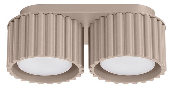 Sollux SL.1818 - Bodové svítidlo AURA 2xGX53/10W/230V taupe