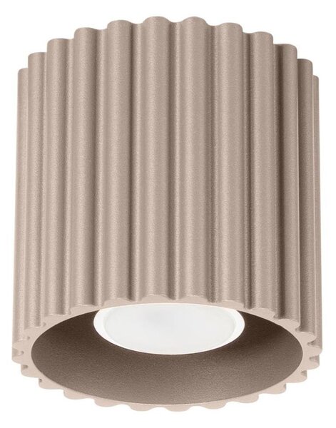 Sollux SL.1814 - Bodové svítidlo AURA 1xGU10/10W/230V 10 cm taupe