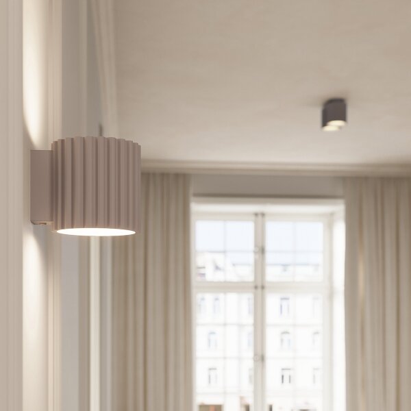 Sollux SL.1816 - Nástěnné svítidlo AURA 1xG9/10W/230V taupe