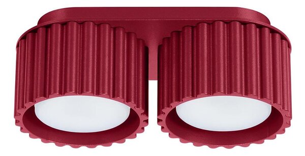 Sollux SL.1823 - Bodové svítidlo AURA 2xGX53/10W/230V červená